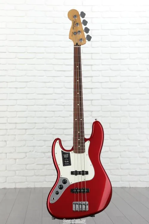  Fender Player Left-handed Jazz Bass - 3-tone Sunburst with Pau Ferro Fingerboard