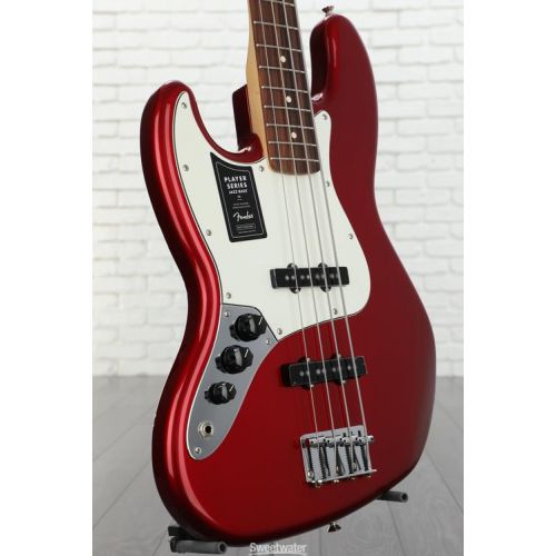  Fender Player Left-handed Jazz Bass - 3-tone Sunburst with Pau Ferro Fingerboard