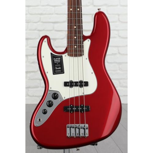  Fender Player Left-handed Jazz Bass - 3-tone Sunburst with Pau Ferro Fingerboard