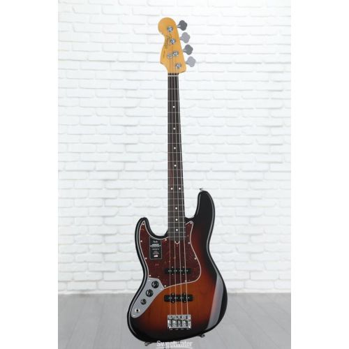  Fender American Professional II Jazz Bass Left-handed - 3 Color Sunburst with Rosewood Fingerboard