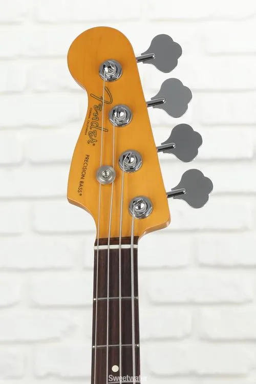  Fender American Professional II Precision Bass Left-handed - Olympic White with Rosewood Fingerboard