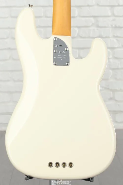  Fender American Professional II Precision Bass Left-handed - Olympic White with Rosewood Fingerboard