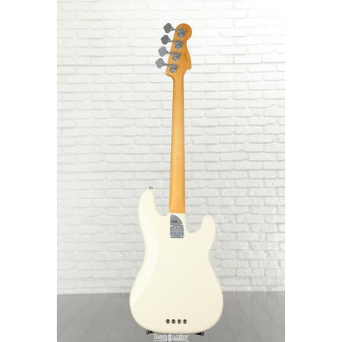  Fender American Professional II Precision Bass Left-handed - Olympic White with Rosewood Fingerboard