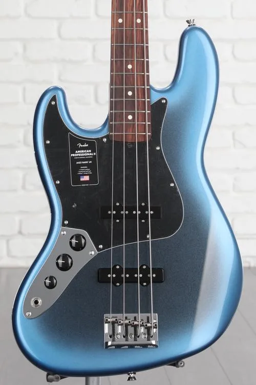 Fender American Professional II Jazz Bass Left-handed - Dark Night with Rosewood Fingerboard