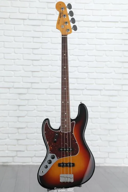  Fender American Vintage II 1966 Left-handed Jazz Bass - 3-color Sunburst