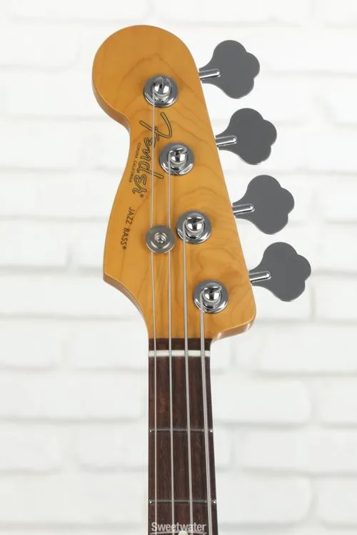  Fender American Professional II Jazz Bass Left-handed - Olympic White with Rosewood Fingerboard