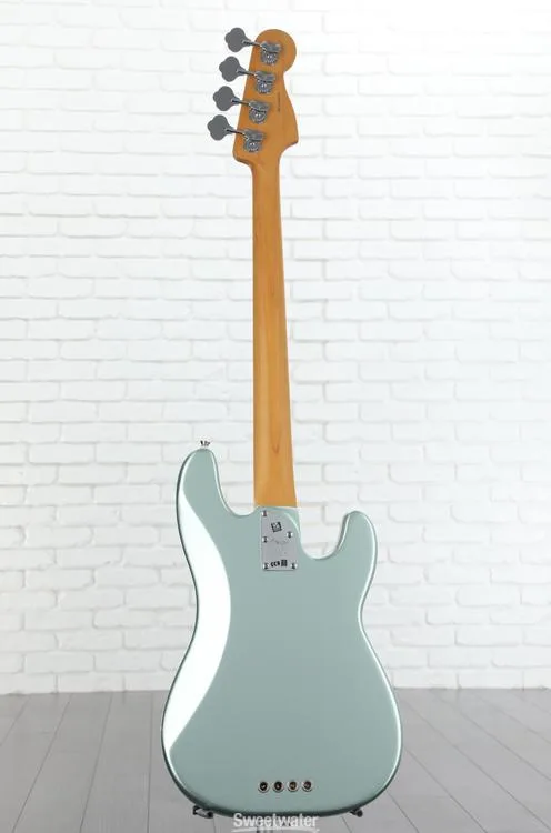  Fender American Professional II Precision Bass Left-handed - Mystic Surf Green with Maple Fingerboard
