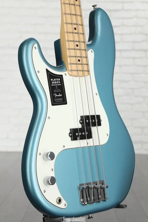  Fender Player Precision Bass Left-handed - Tidepool with Maple Fingerboard