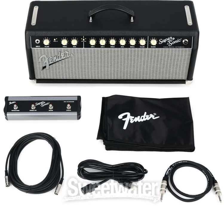  Fender Super-Sonic 22 - 22-watt Tube Head - Black