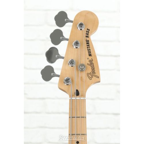  Fender Special Edition Mustang PJ Bass - Buttercream with Maple Fingerboard - Sweetwater Exclusive in the USA