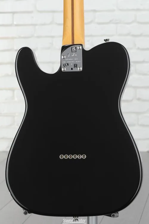  Fender American Professional II Telecaster - Black with Maple Fingerboard Demo