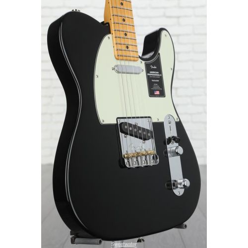  Fender American Professional II Telecaster - Black with Maple Fingerboard Demo