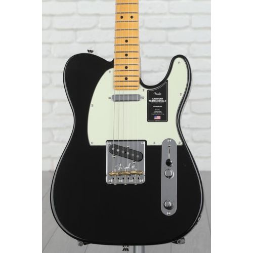  Fender American Professional II Telecaster - Black with Maple Fingerboard Demo