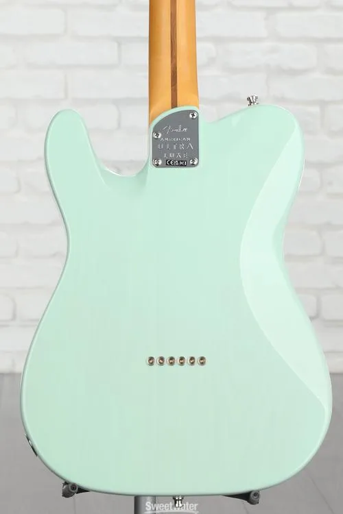  Fender American Ultra Luxe Telecaster - Surf Green with Rosewood Fingerboard Demo