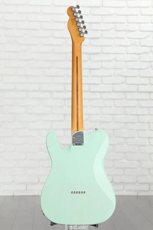  Fender American Ultra Luxe Telecaster - Surf Green with Rosewood Fingerboard Demo