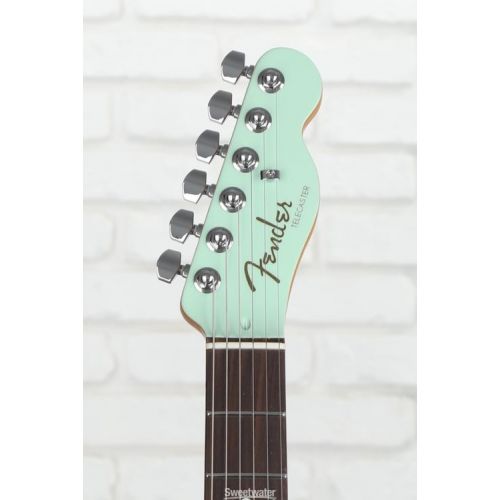  Fender American Ultra Luxe Telecaster - Surf Green with Rosewood Fingerboard Demo