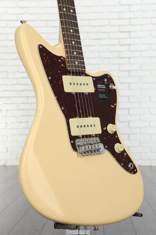  Fender American Performer Jazzmaster - Vintage White with Rosewood Fingerboard Demo