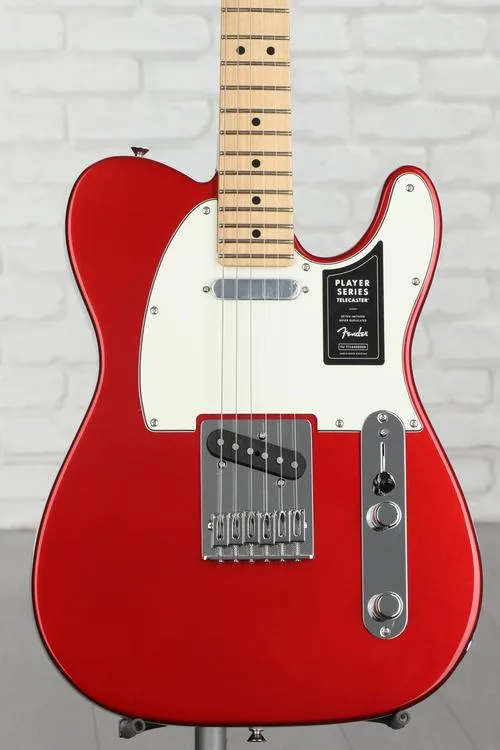 Fender Player Telecaster Solidbody Electric Guitar - Candy Apple Red with Maple Fingerboard Demo