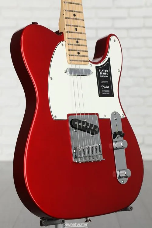  Fender Player Telecaster Solidbody Electric Guitar - Candy Apple Red with Maple Fingerboard Demo