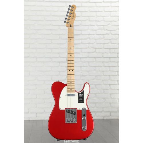  Fender Player Telecaster Solidbody Electric Guitar - Candy Apple Red with Maple Fingerboard Demo