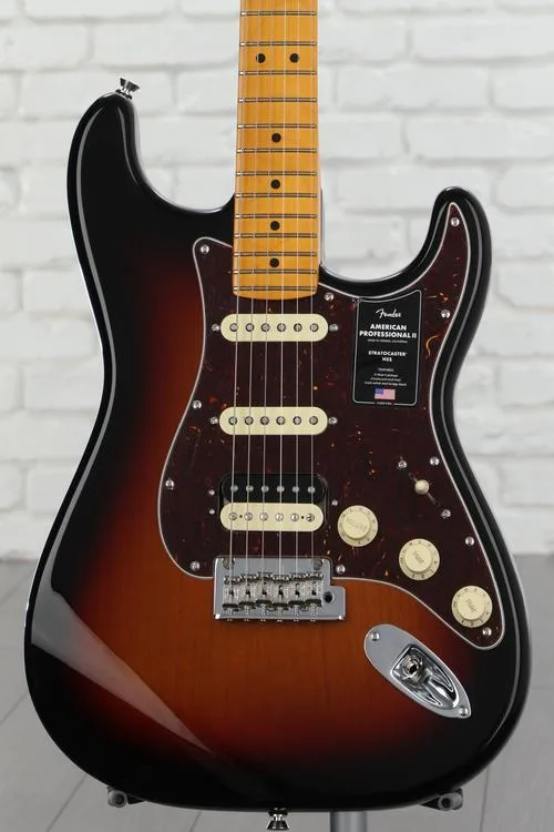 Fender American Professional II Stratocaster HSS - 3 Color Sunburst with Maple Fingerboard Demo