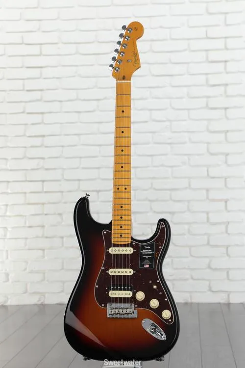  Fender American Professional II Stratocaster HSS - 3 Color Sunburst with Maple Fingerboard Demo