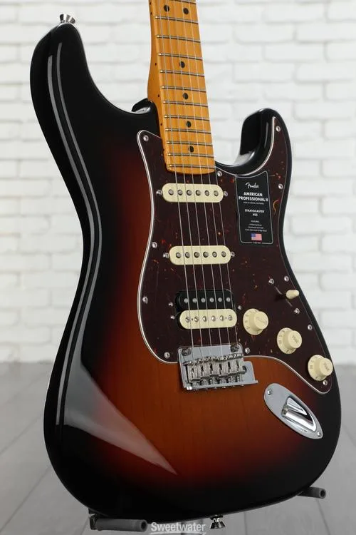  Fender American Professional II Stratocaster HSS - 3 Color Sunburst with Maple Fingerboard Demo