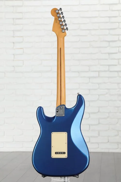  Fender American Ultra Stratocaster - Cobra Blue with Maple Fingerboard Demo