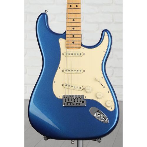  Fender American Ultra Stratocaster - Cobra Blue with Maple Fingerboard Demo