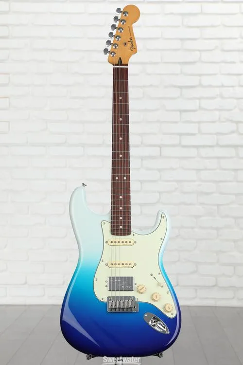  Fender Player Plus Stratocaster HSS Electric Guitar - Belair Blue with Pau Ferro Fingerboard Demo