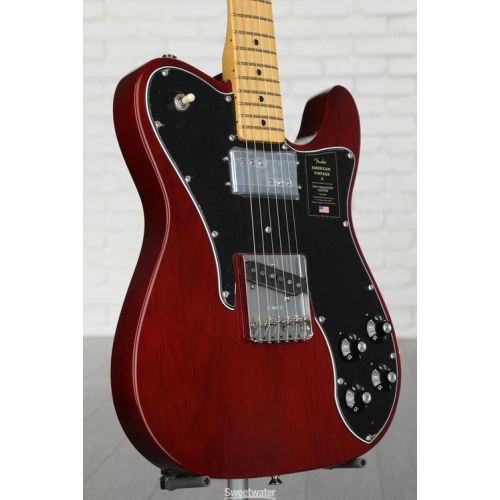  Fender American Vintage II 1977 Telecaster Custom Electric Guitar - Wine Demo