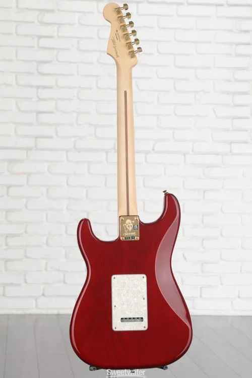  Fender Tash Sultana Stratocaster Electric Guitar - Transparent Cherry Demo