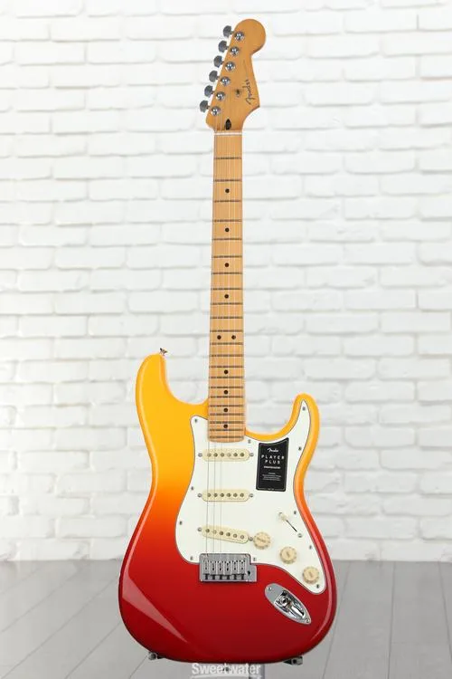  Fender Player Plus Stratocaster Electric Guitar - Tequila Sunrise with Maple Fingerboard Demo