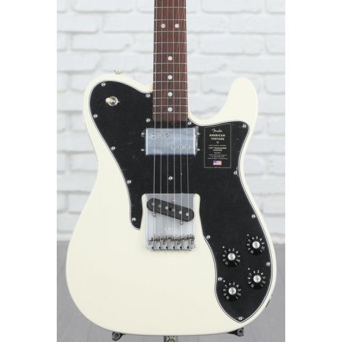  Fender American Vintage II 1977 Telecaster Custom Electric Guitar - Olympic White with Rosewood Fingerboard