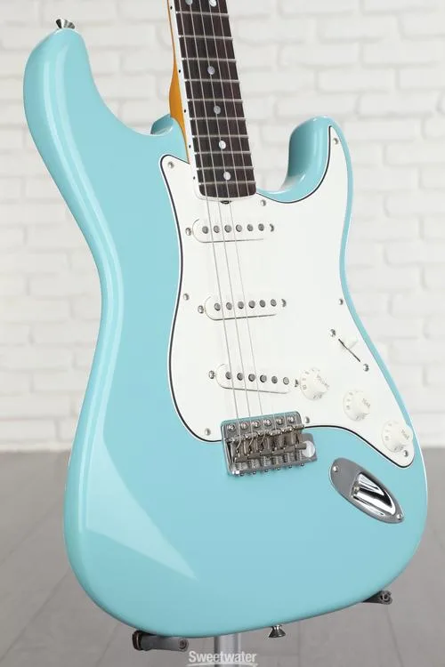  Fender Eric Johnson Stratocaster - Tropical Turquoise with Rosewood Fingerboard Demo