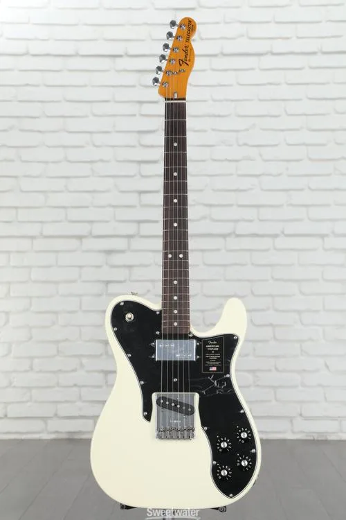  Fender Limited-edition American Vintage II 1977 Telecaster Custom Electric Guitar - Olympic White with Rosewood Fingerboard Demo