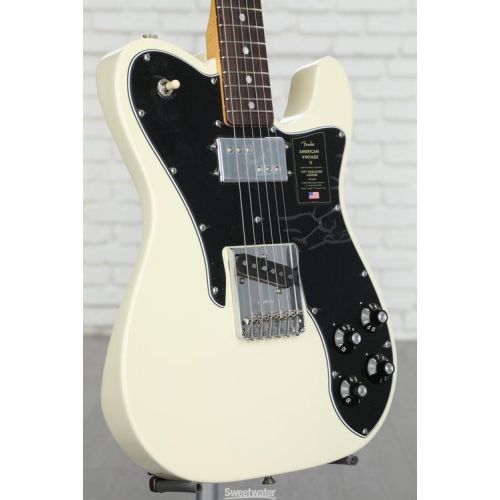  Fender Limited-edition American Vintage II 1977 Telecaster Custom Electric Guitar - Olympic White with Rosewood Fingerboard Demo