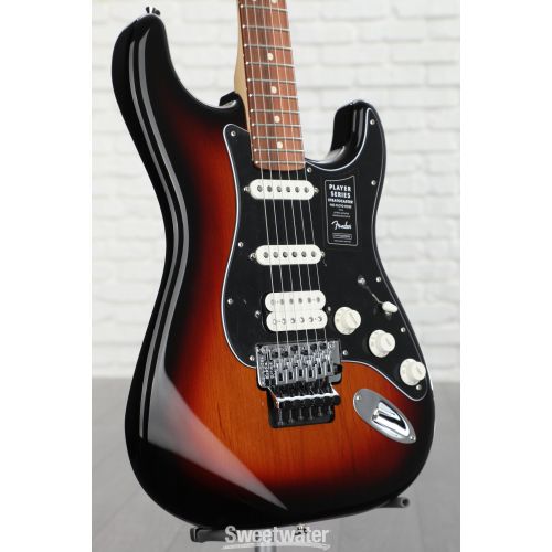  Fender Player Stratocaster HSS with Floyd Rose - 3-Tone Sunburst with Pau Ferro Fingerboard