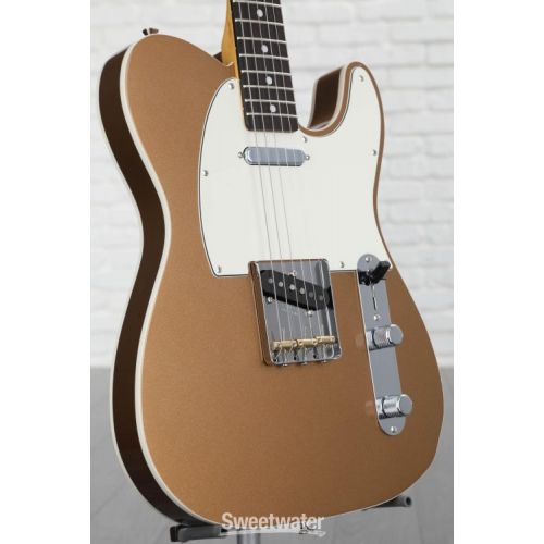  Fender JV Modified '60s Custom Telecaster Electric Guitar - Firemist Gold