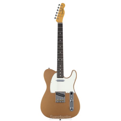  Fender JV Modified '60s Custom Telecaster Electric Guitar - Firemist Gold