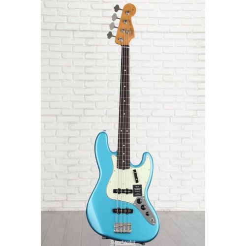  Fender Vintera II '60s Jazz Bass - Lake Placid Blue with Rosewood Fingerboard Demo