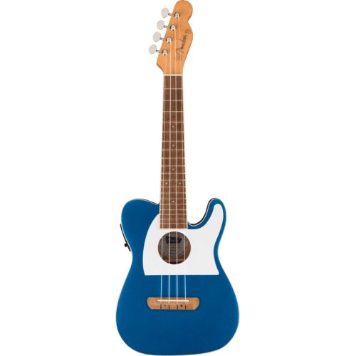  Fender Fullerton Tele Uke Essentials Bundle - Lake Placid Blue