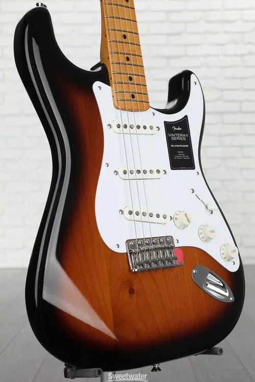  Fender Vintera II '50s Stratocaster Electric Guitar - 2-color Sunburst with Maple Fingerboard