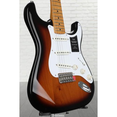  Fender Vintera II '50s Stratocaster Electric Guitar - 2-color Sunburst with Maple Fingerboard