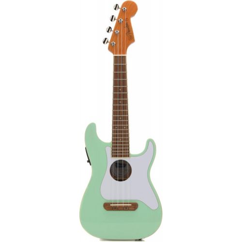  Fender Fullerton Stratocaster Uke Essentials Bundle - Surf Green