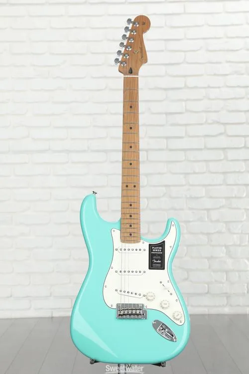  Fender Player Stratocaster - Sea Foam Green, Sweetwater Exclusive