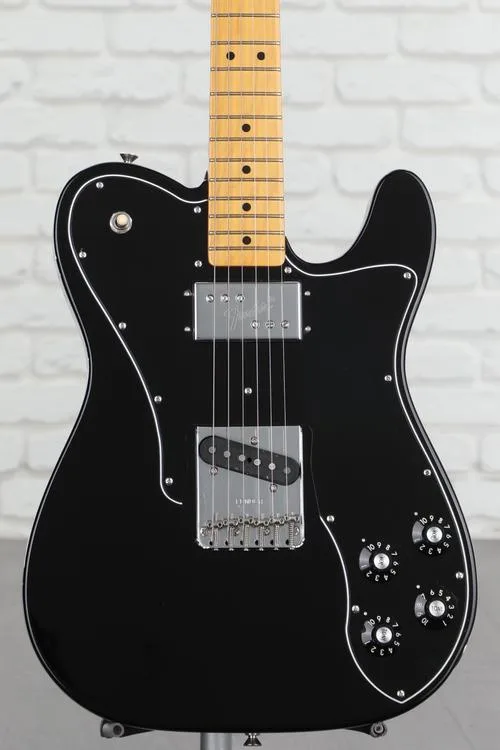 Fender American Vintage II 1977 Telecaster Custom Electric Guitar - Black Demo