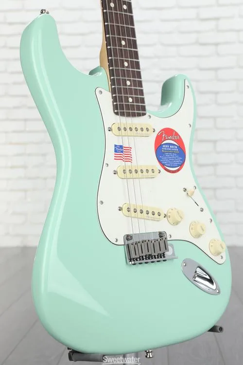  Fender Jeff Beck Stratocaster - Surf Green with Rosewood Fingerboard