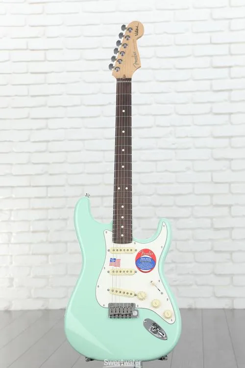  Fender Jeff Beck Stratocaster - Surf Green with Rosewood Fingerboard