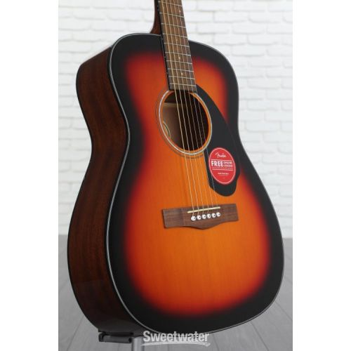  Fender CC-60S Concert Acoustic Guitar - 3-color Sunburst